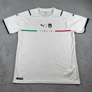 Puma Italy 2020 2021 Away Home Football Shirt Soccer Jersey Size L White Men's - Picture 1 of 9