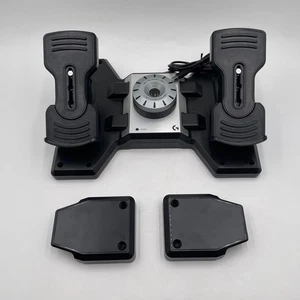 Logitech G USB PRO Flight Rudder Pedale - LESEN - Bild 1 von 6
