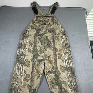 Vintage Liberty Camo Bib Overalls Men’s Size 44 Regular Real Tree Hardwoods Hunt - Picture 1 of 5
