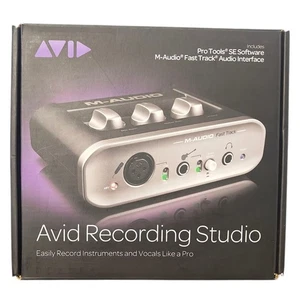 Avid Recording Studio M-Audio Fast Track USB Music Interface Guitar & Vocal - Picture 1 of 8