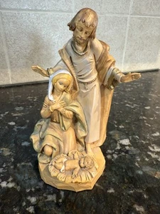 Vintage Fontanini Nativity Holy Family Simonetti Depose Italy - Picture 1 of 7