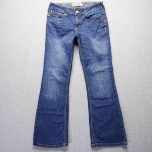 Ariat REAL Bootcut Jeans Womens 31S Blue Stretch Denim Rosa Boot Western Style - Picture 1 of 16
