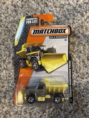 Camión de mantenimiento Matchbox Highway 2013 en una misión MBX construcción 33/120. Foto 1 de 4