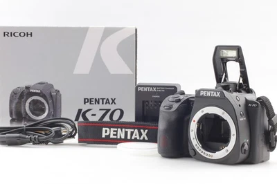 429 SHOT [N MINT+++] PENTAX K-70 24.2MP BLACK DIGITAL SLR CAMERA BODY FROM JAPAN - Image 1 of 4