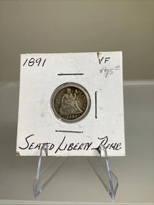 1891- O 10C Liberty sitzender Groschen - Bild 1 von 4