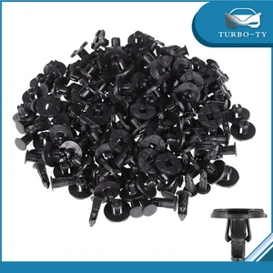 100 piezas clips de parachoques 8 mm sujetador de remache guardabarros de plástico aletas de barro para Nissan - Imagen 1 de 11