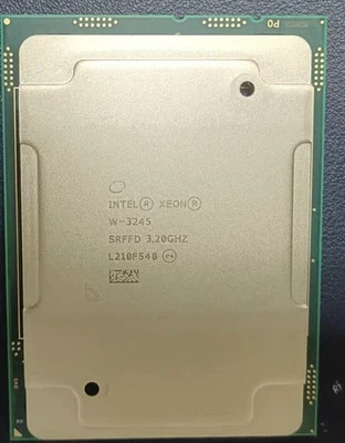 Intel Xeon W-3245 Processors LGA3647 205W 3.2GHz 16C/32T CPU Support iMac Pro - Image 1 of 3