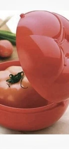 Tupperware Box Alles Tomato, Gemüse- bzw. Obstdose, rot, neu - Bild 1 von 9