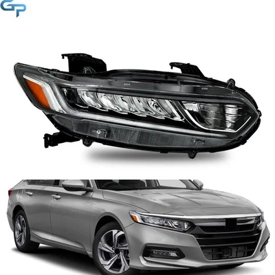 For Honda Accord 2018-2020 Halogen&LED W/LED DRL Signal Headlight Assy passenger - Image 1 of 4