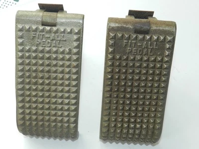 LOTE DE PEDAL FRENO GASOLINA RAT HOT ROD ACELERADOR ALUMINIO GEO BORGFELDT DE COLECCIÓN Foto 1 de 4