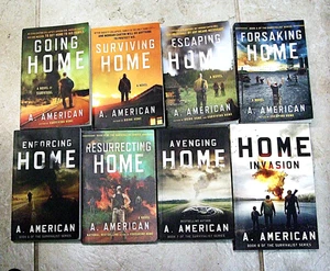 Lot of 8 Survivalist PB Books by A. American Vols 1-8, Going Home-Home Invasion - Picture 1 of 5