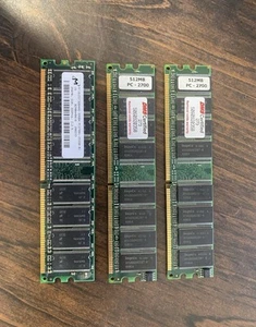 1.25GB 2X 512MB, 1x256MB eMac G4 iMac PowerMac RAM Memory Mac - Picture 1 of 1