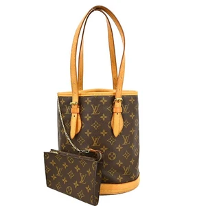 Louis Vuitton Monogram Bucket PM Tote Bag M42238 DK03088 XX08295 - Picture 1 of 7