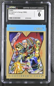 Cable - Prey CGC 6 X-Cutioner's Song 1992 Marvel SkyBox Trading Card - Picture 1 of 2