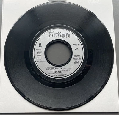 The Cure - Just Like Heaven 7” Single Record 1987 Fiction  - Image 1 of 2