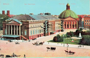 De Berlin Alemania-Ópera Real Iglesia de Eduviges-De colección c1908 Postal (F8) - Imagen 1 de 4