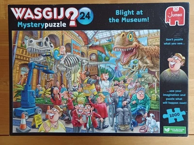 Wasgij Jigsaw 1000 Piece "BLIGHT AT THE MUSEUM!"  Mystery 24 Complete - Image 1 of 3