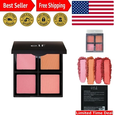 Paleta de rubor en polvo de cobertura ligera con cuatro tonos de rubor - Aprobada Foto 1 de 4