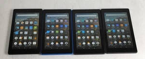 Lote De 4 Amazon SR043KL Fire 7 (7th Gen) 8/16GB Negro/Azul Wifi Solo Tablets - Imagen 1 de 7