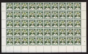 NIUE 1969 FLOWERS 1/2c PUA MINT SHEET of 100 stamps - Picture 1 of 1