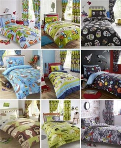 BOYS KIDS BEDDING Duvet sets childrens bedroom fun quilt cover bed sets  - Picture 1 of 16