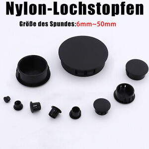 Nylon Cover Caps Blind Stoppers Snap-In Grommet Hole Locking Plugs