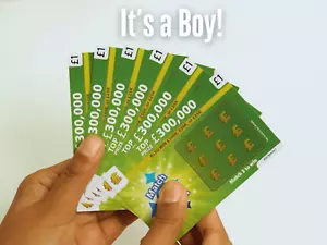 6x It's a Boy Card Scratch Off | Gender Reveal Boy Cards | Gender Reveal Ideas - Picture 1 of 7