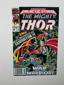 Marvel 1992 THE MIGHTY THOR #445 Operation: Galactic Storm Part 7 RARE NEWSTAND - Picture 1 of 2
