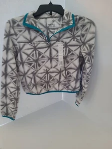 Large(10/12) Kohl's So Micro Fleece 1/4 Zip Sweatshirt - Picture 1 of 2