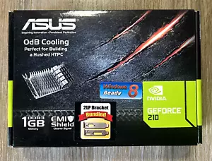 ASUS NVIDIA GeForce 210 Silent 1GB DDR3 Vidoe Card HDMI/DVI/D-sub NEW! - Picture 1 of 5