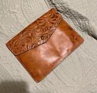 Patricia Nash Tooled Leather Envelope Clutch Bag Tablet Case NWOT