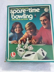 SPARE TIME BOWLING TABLE TOP DICE GAME 1977 - Picture 1 of 7