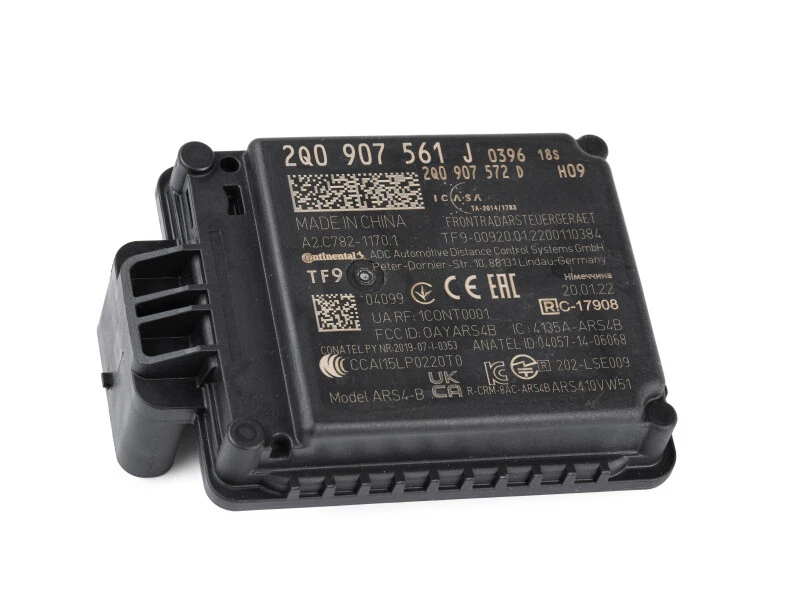 OEM Front Radar Sensor fits Volkswagen Audi 2Q0-907-561-J 2Q0907561J Continental - Image 1 of 1