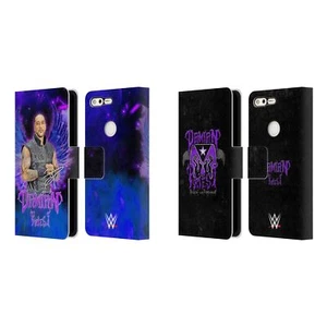 OFFICIAL WWE DAMIAN PRIEST LEATHER BOOK WALLET CASE COVER FOR GOOGLE PHONES - Picture 1 of 8