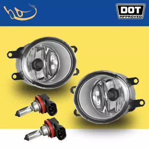 For 2007 2008 2009 Toyota Camry Clear Lens Front Bumper Fog Lights No cover Pair - Picture 1 of 9
