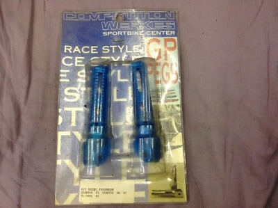 Clavijas de pie azul pasajero CW SUZUKI 1996 1997 GSXR 600 750 TL 1000S 2GPS1-B Foto 1 de 2