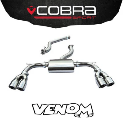 Escape Cobra 3" Cat Back System (No Resonado) Audi S3 8V 3 puertas 4x4 (13>) AU52 Foto 1 de 2