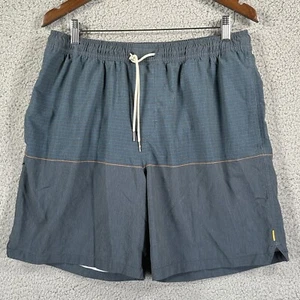 QUIKSILVER Waterman Collection Men’s Board Shorts Swim Trunks XL Blue Check - Picture 1 of 11