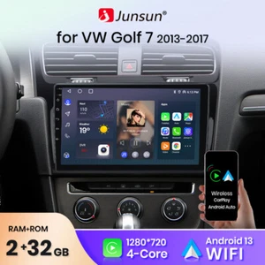 Apple Carplay Android 13 For VW Golf Mk7 2013-2017 Car Stereo Radio GPS Wifi SWC - Picture 1 of 11