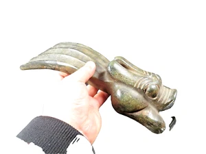 China,alte Jade,Sammlerstücke,Hongshan Kultur,Tierkopfhaken,Statuen R(736) - Bild 1 von 6