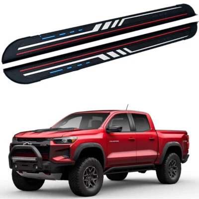 Fits for Chevrolet Colorado 2015-2024 Running Boards Side Steps Pedals Nerf bar - Image 1 of 4