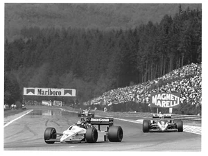 x2 PHILIPPE STREIFF TYRRELL 015 BELGA GP SPA 1986 FOTOGRAFÍA DE PERÍODO ORIGINAL S - Imagen 1 de 3