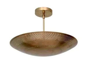 6 Light Perforated Elegant Ceiling Flushmount light Pendant Mid Century Modern - Picture 1 of 4