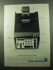 1969 Olivetti Quanta Adding Machine Ad - Saves Time