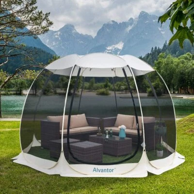 Alvantor® Pop-Up-Pavillon Sichtschutz Haus Zimmer Camping Zelt Outdoor Bubble - Bild 1 von 4
