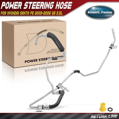 1Pc Power Steering Return Line Hose Assembly for Hyundai Santa Fe 2003-2006 3.5L - Image 1 of 4