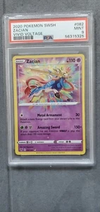 082/185 Pokémon Zacian 2020 SWSH Vivid Voltage Amazing Rare - Picture 1 of 2