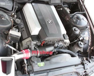 Высокий красный фильтр HS для воздухозаборника 1993-2001 BMW 740 740i 740iL M60 M62 E38 - Изображение 1 из 4