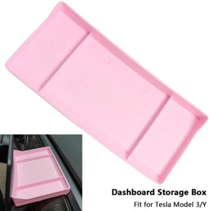 Pinky Dashboard Screen Dashboard Storage Tissue Storage Box Fit For Model 3/Y - Picture 1 of 5