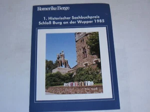 Soechting, Dirk:1. Historischer Sachbuchpreis Schloß Burg an der Wupper 1985. R - Bild 1 von 1